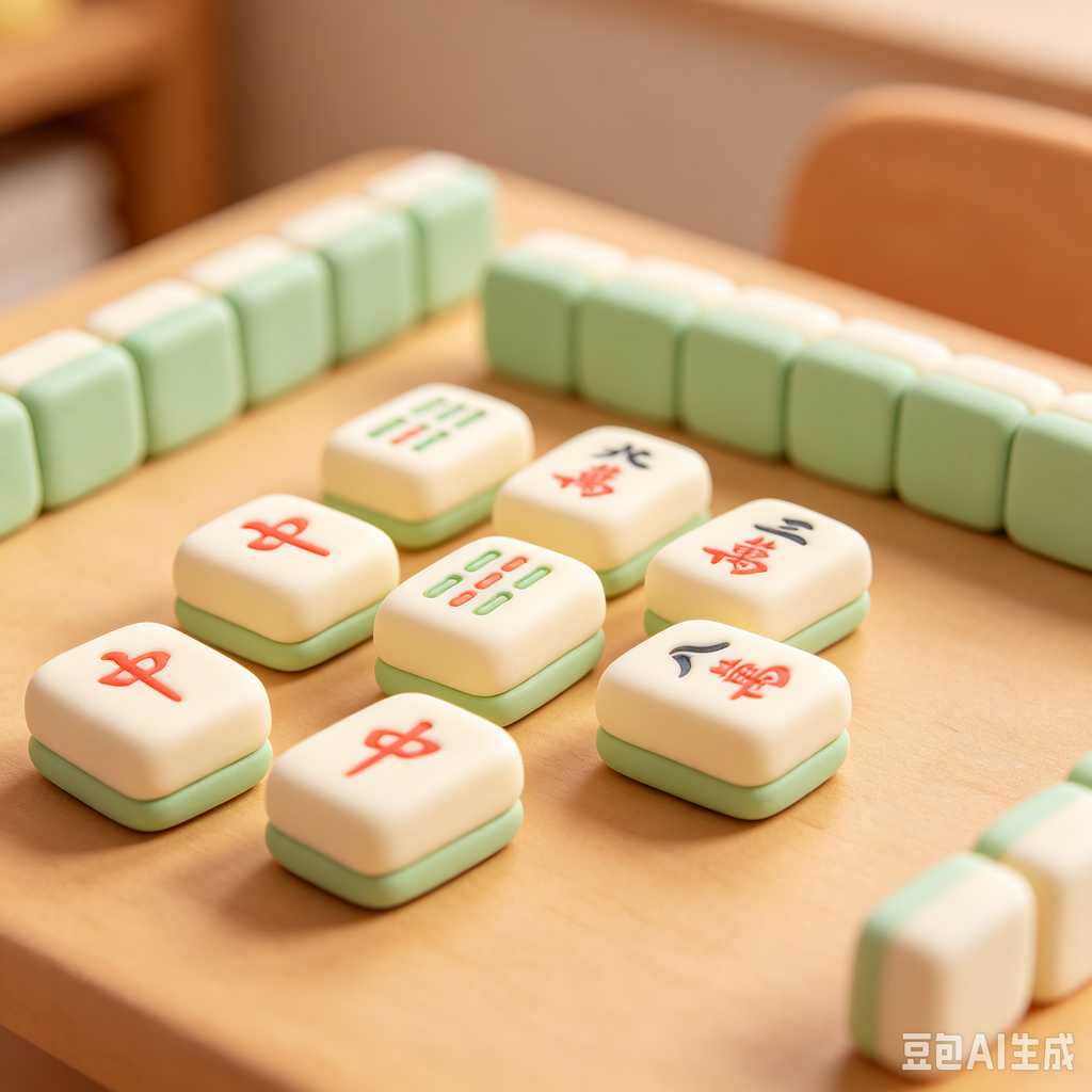 displayable mahjong set