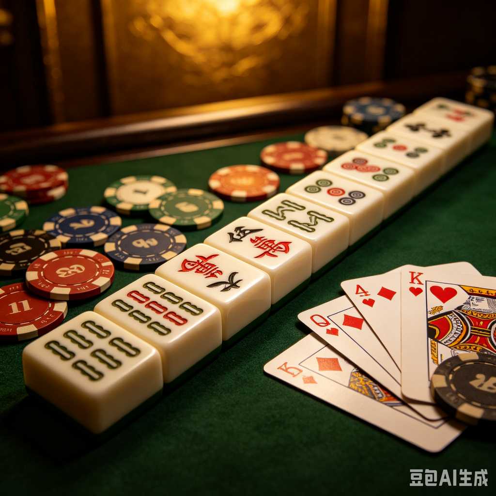 saturated color mahjong set print